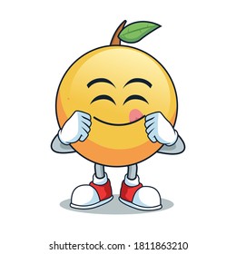carácter de icono naranja - archivo vectorial