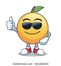 orange icon character - vector file