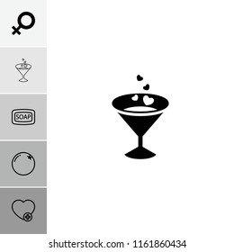 Orange icon. collection of 6 orange filled and outline icons such as soap, add favorite, female. editable orange icons for web and mobile.