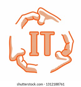 Orange icon for IT Department
