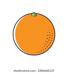 Orange Icon Free Vector Illustration