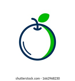 orange icon fruit and vegetable