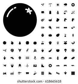 Orange icon illustration isolated vector sign symbol. agriculture icons vector set on white background.