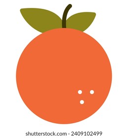 Ilustración de icono naranja para web, app, infografía, etc