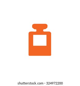 An Orange Icon Isolated on a White Background - Ink Pot