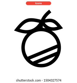 orange icon isolated sign symbol vector illustration - high quality black style vector icons
