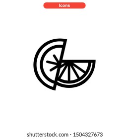 orange icon isolated sign symbol vector illustration - high quality black style vector icons
