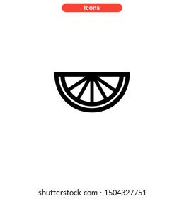 orange icon isolated sign symbol vector illustration - high quality black style vector icons
