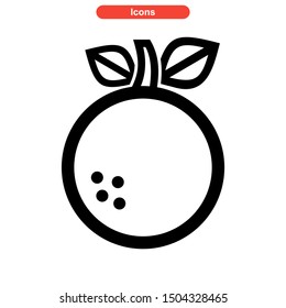 orange icon isolated sign symbol vector illustration - high quality black style vector icons
