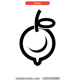 orange icon isolated sign symbol vector illustration - high quality black style vector icons
