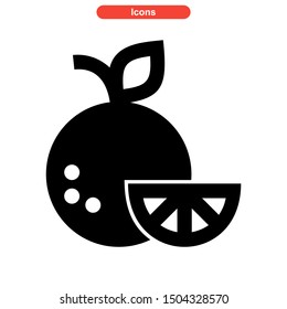 orange icon isolated sign symbol vector illustration - high quality black style vector icons
