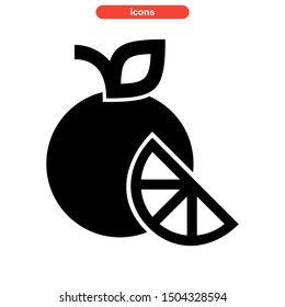 orange icon isolated sign symbol vector illustration - high quality black style vector icons
