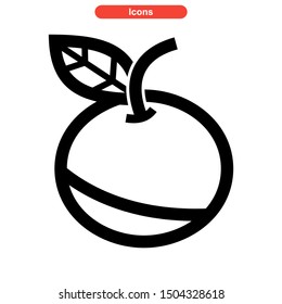 orange icon isolated sign symbol vector illustration - high quality black style vector icons
