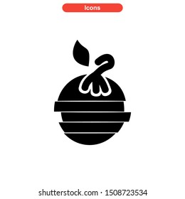 orange icon isolated sign symbol vector illustration - high quality black style vector icons
