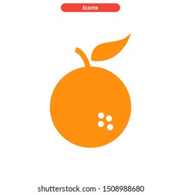 orange icon isolated sign symbol vector illustration - High quality colored vector icons
