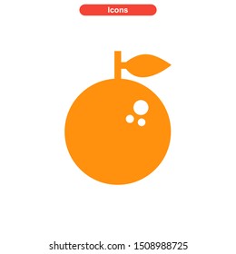 orange icon isolated sign symbol vector illustration - High quality colored vector icons
