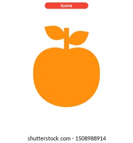 orange icon isolated sign symbol vector illustration - High quality colored vector icons
