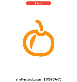 orange icon isolated sign symbol vector illustration - High quality colored vector icons
