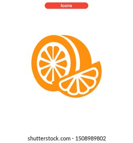 orange icon isolated sign symbol vector illustration - High quality colored vector icons
