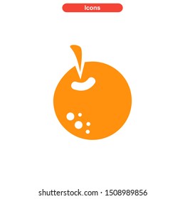 orange icon isolated sign symbol vector illustration - High quality colored vector icons
