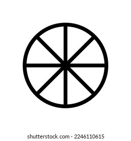 Orange icon line isolated on white background. Black flat thin icon on modern outline style. Linear symbol and editable stroke. Simple and pixel perfect stroke vector illustration
