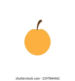 ORANGE icon logo vector design template