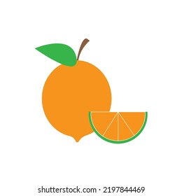 Plantilla de diseño vectorial del logotipo del icono ORANGE