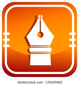 Orange icon pen