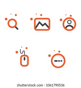 Orange Icon Set