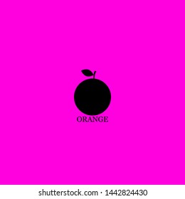 orange icon sign signifier vector