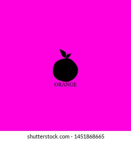 orange icon sign signifier vector