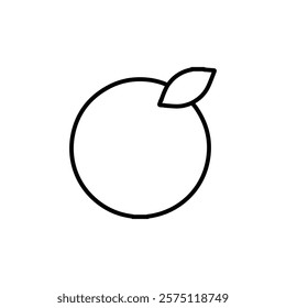 orange icon Simple outline illustration