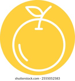 Orange icon template vector design