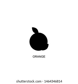orange icon vector black design