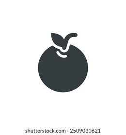 Orange icon, Orange vector illustration