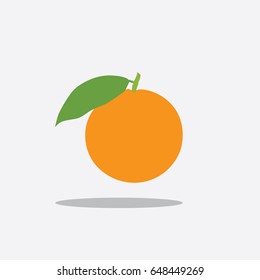 Orange icon, vector illustration design. Fruits collection.