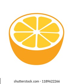 Orange icon vector illustration eps10 isolated on white background eps 10