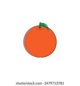 orange icon vector illustration logo design