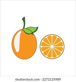 ORANGE ICON VECTOR ILLUSTRATION SYMBOL DESIGN