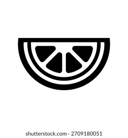 Ilustración de diseño de símbolo de Vector de icono naranja