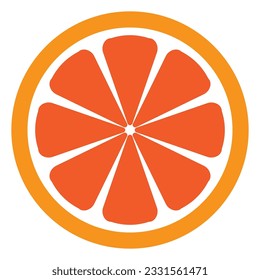 orange icon vector template illustration logo design