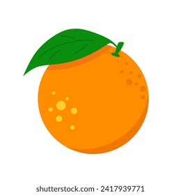 imagen de ilustración naranja. vector naranja. caricatura anaranjada. fruta. 