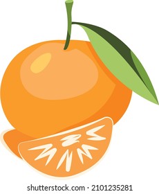 orange illustrations for fruit shop, fruit website, menu, sticker, banner, wallpaper, and many more