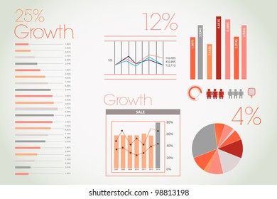 Orange info graphic
