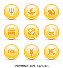 Orange internet button 20