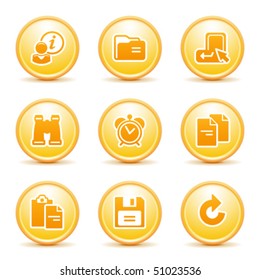 Orange internet button 3