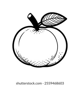 an orange item vector icon