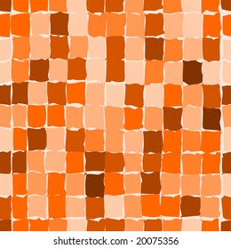 Orange jaggy tiles pattern