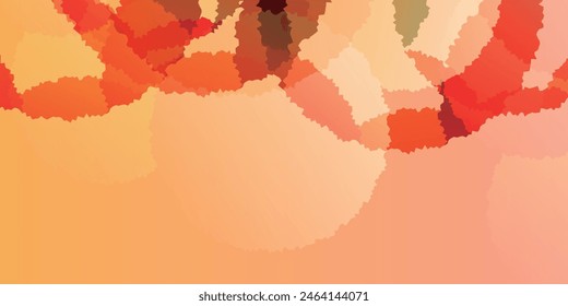 Fondo de otoño de patrón japonés naranja