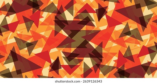 Orange Japanese Pattern Autumn Background
